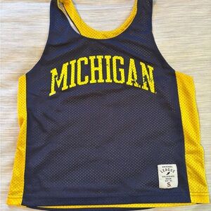 University of Michigan Mesh Tank Top Reversible